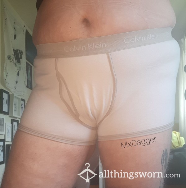 White XXL Calvin Klein Trunks