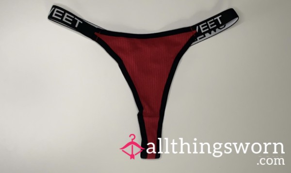 Wine Red Thong🩸