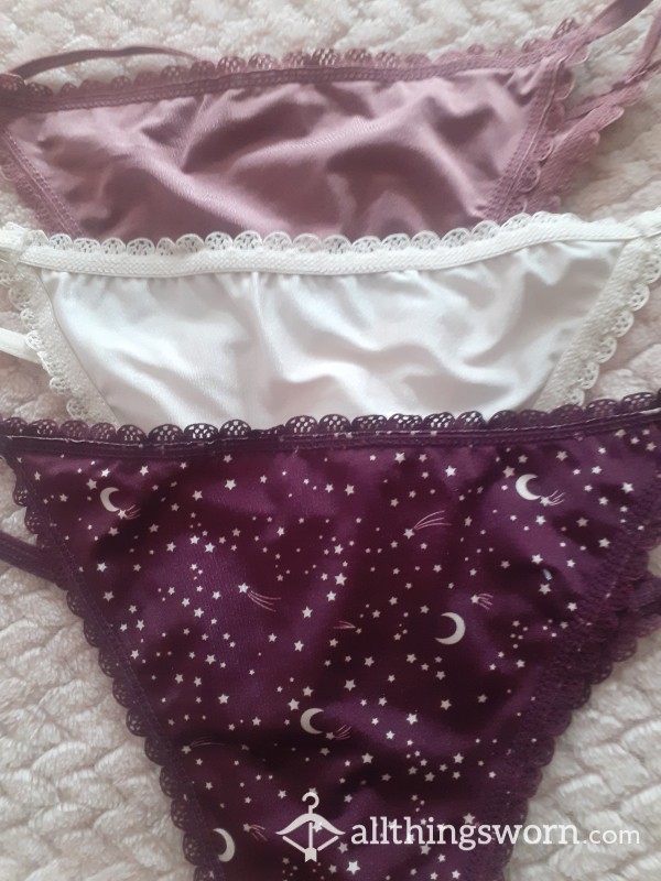 Winter Moon And Stars Thongs X