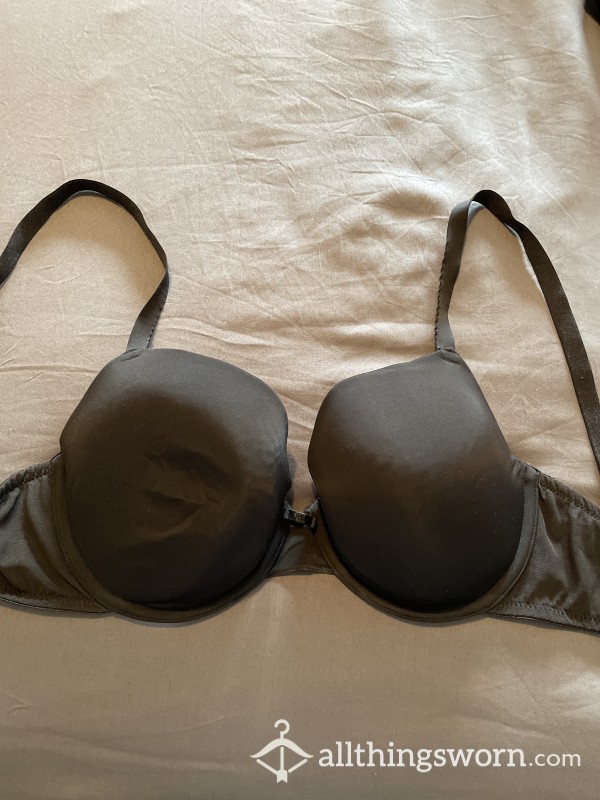 Worn And Loved Black Bra 38D