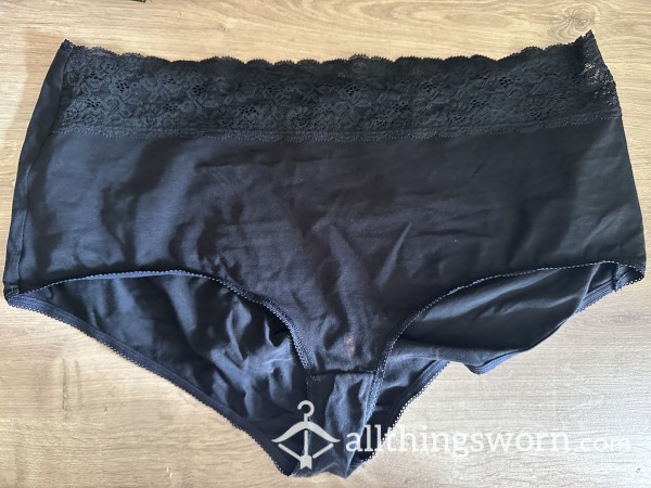 Worn Bbw Mummy Style Knickers