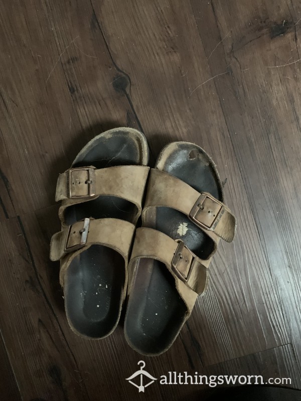 Worn Birkenstocks