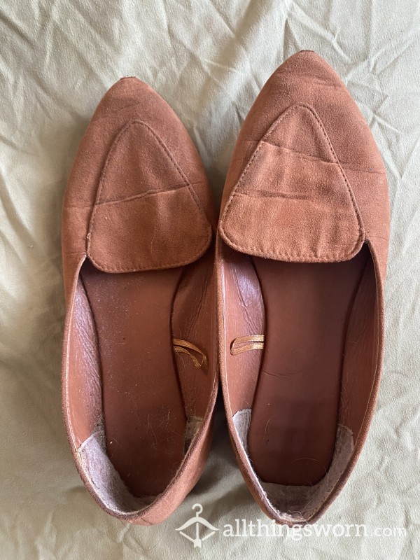 Worn Brown Flats