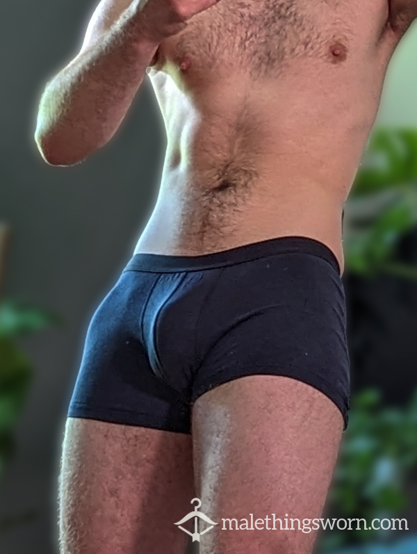 Worn Dark Blue Underwear