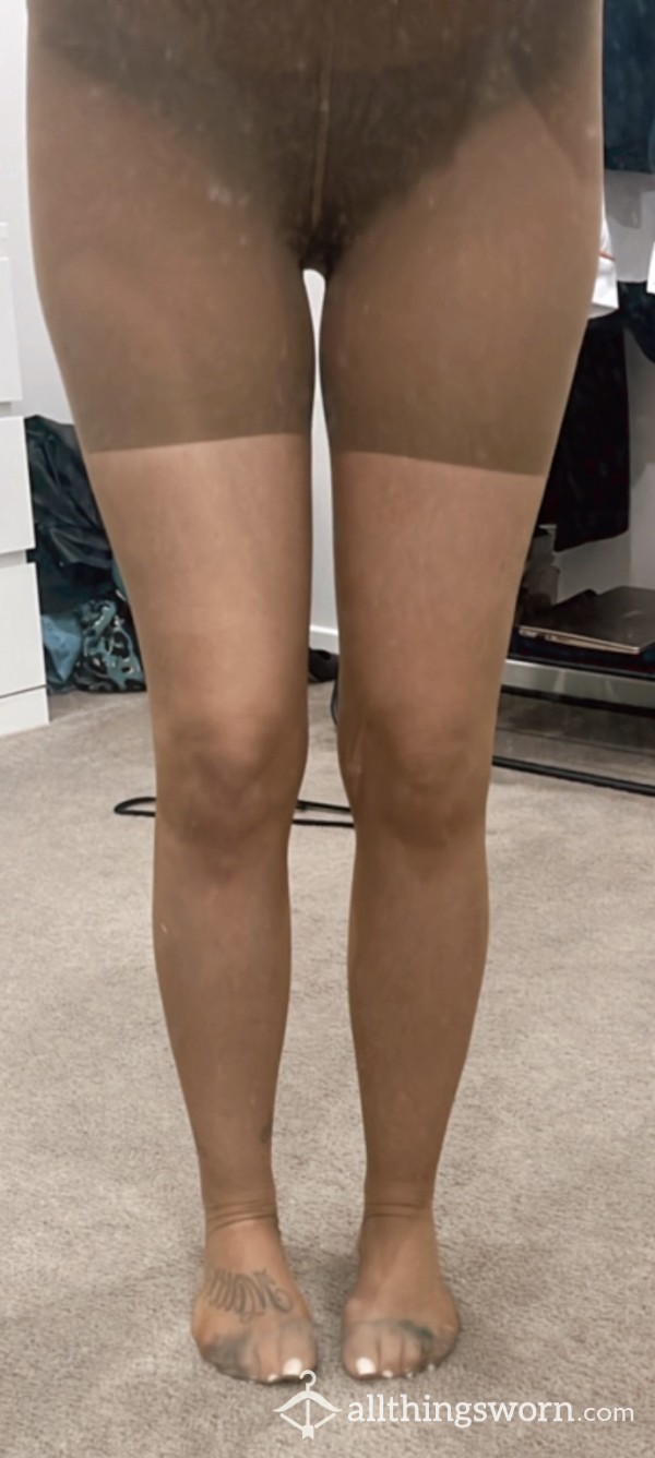 WORN FLIGHT ATTENDED STOCKINGS