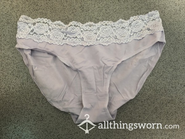 WORN Lace Trim Panties