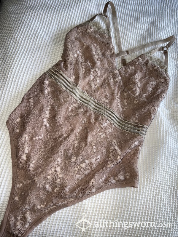 Worn Lacey Bodysuit