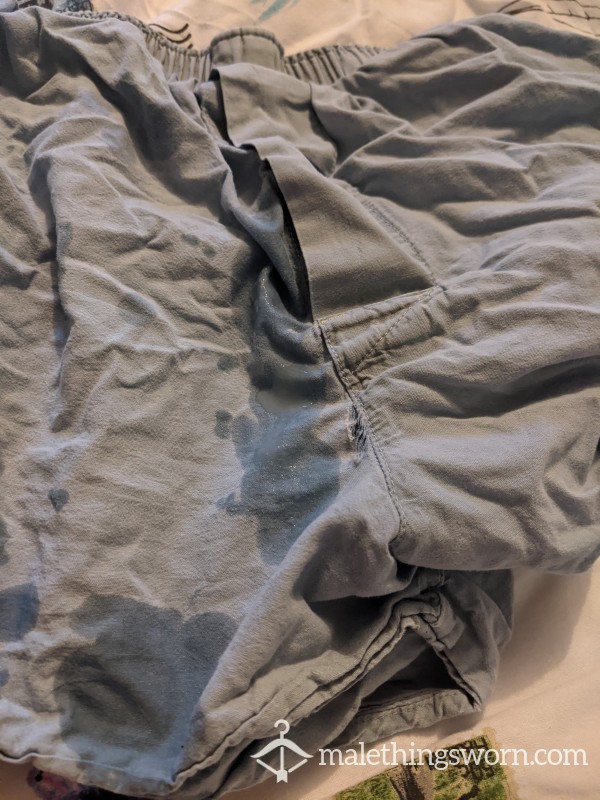 Worn, Messy Boxer Shorts