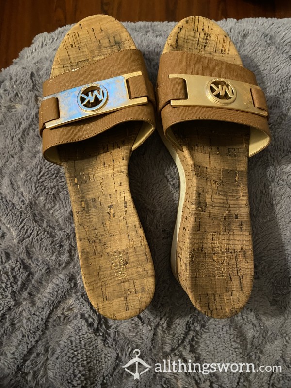 Worn Michael Kors Wedges, Size 8