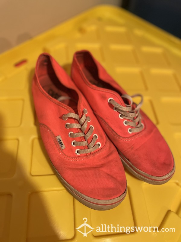 Worn Neon Vans