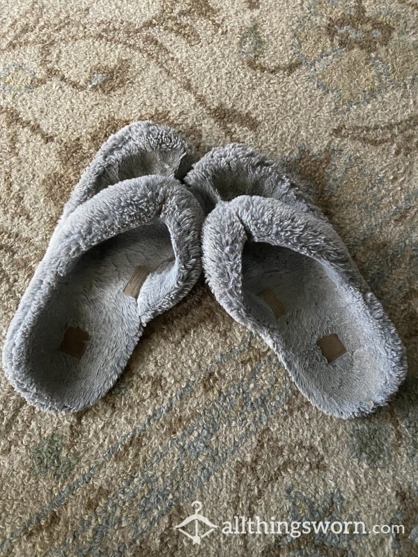 Worn Old Flip Flop Slippers