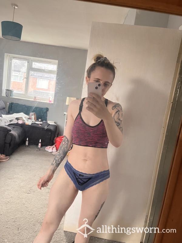 Worn Pet*te Knickers Post Gym Sesh