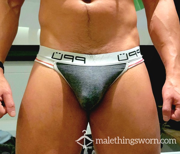 *Sold* Worn PPU Jockstrap - Grey