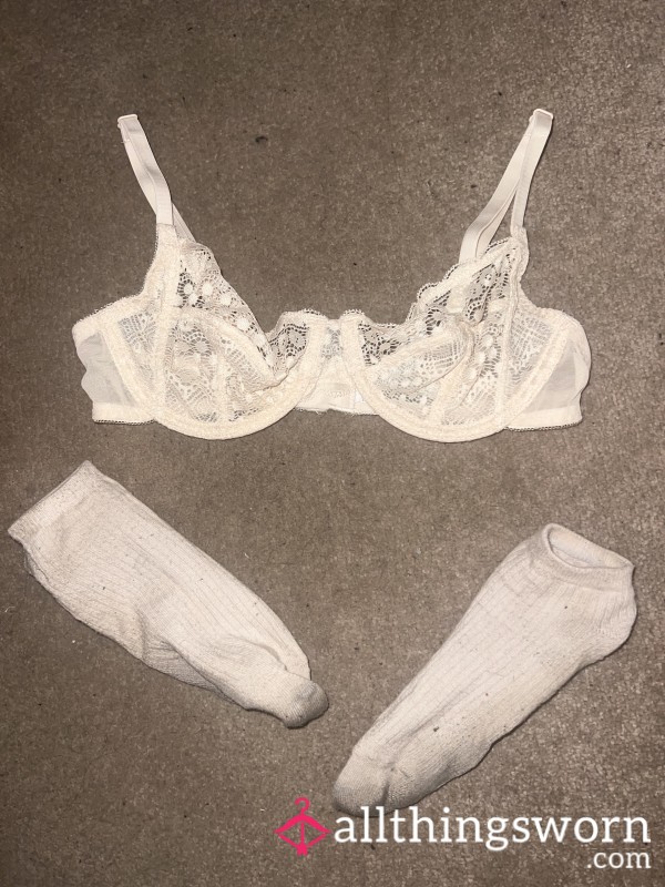 Worn Set (bra & Socks)