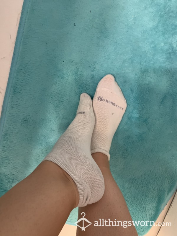 Worn White Socks