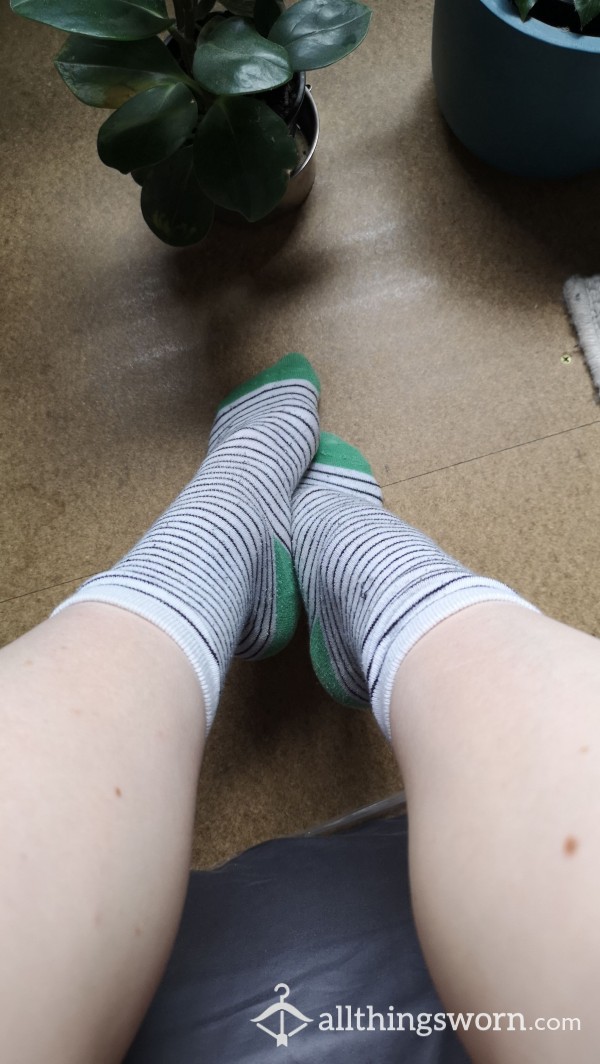 Worn Striped Socks