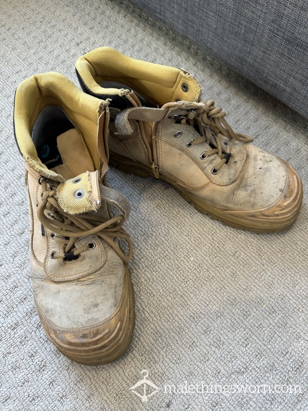 Worn Work Boots