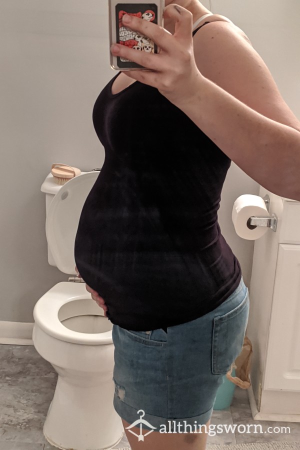 Worship My Exposed Preggo Belly