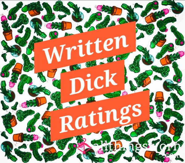 Written D*ck Ratings From Your Favorite MILF🍆