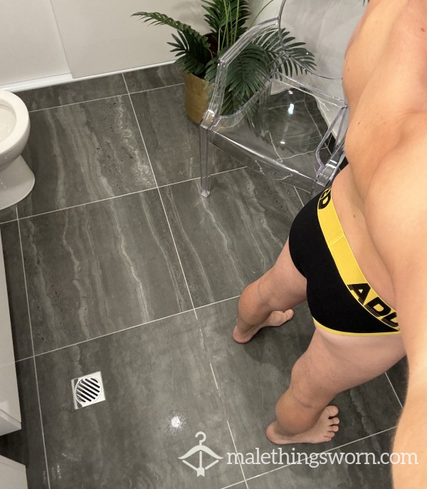 Yellow And Black Addicted Underwear