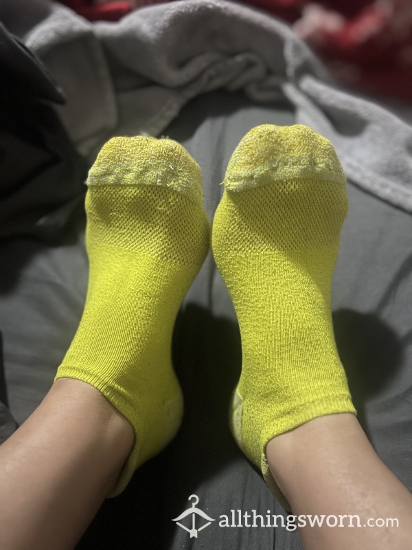 Yellow Ankle Socks