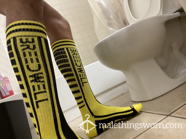 Yellow Breedwell Socks (pi*s Optional)