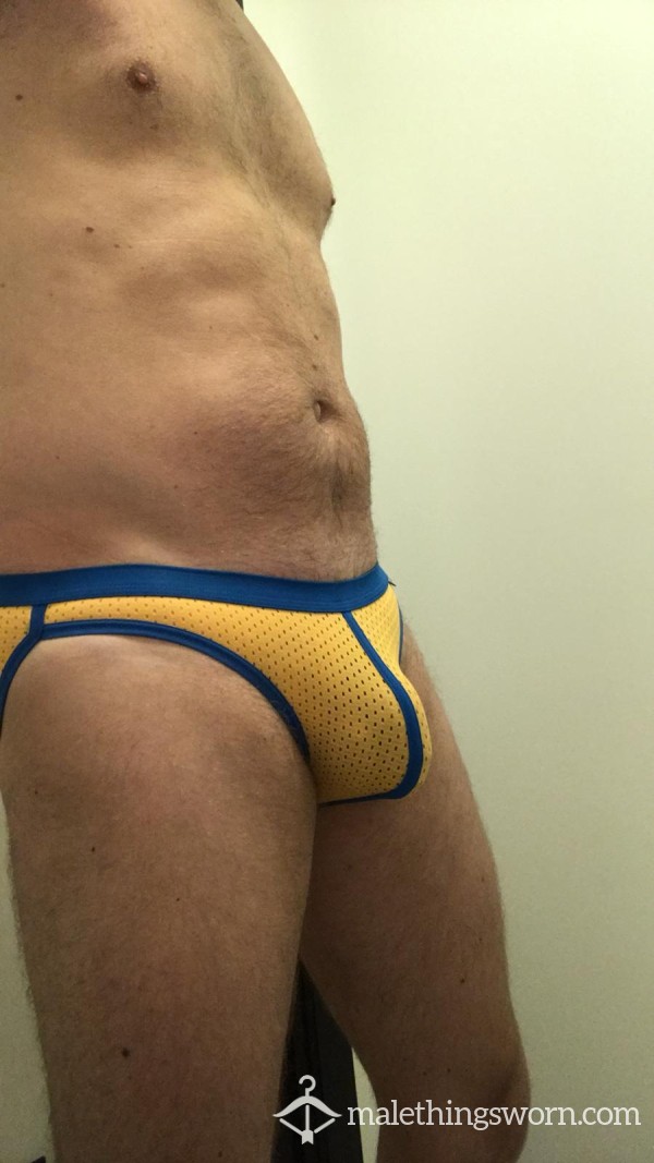 Yellow Mesh Brief