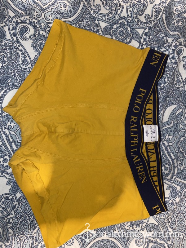 Yellow Polo Ralph Lauren Boxers. Tight Fitting Medium. 2 Days Worn