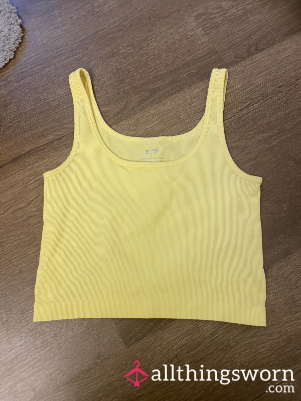 Yellow See Thru Tank