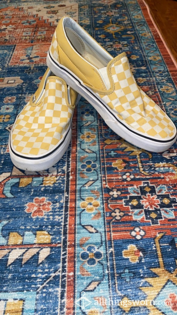 Yellow Slip On Vans