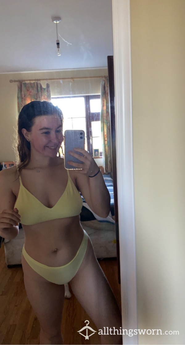 Yellow Underwear Set