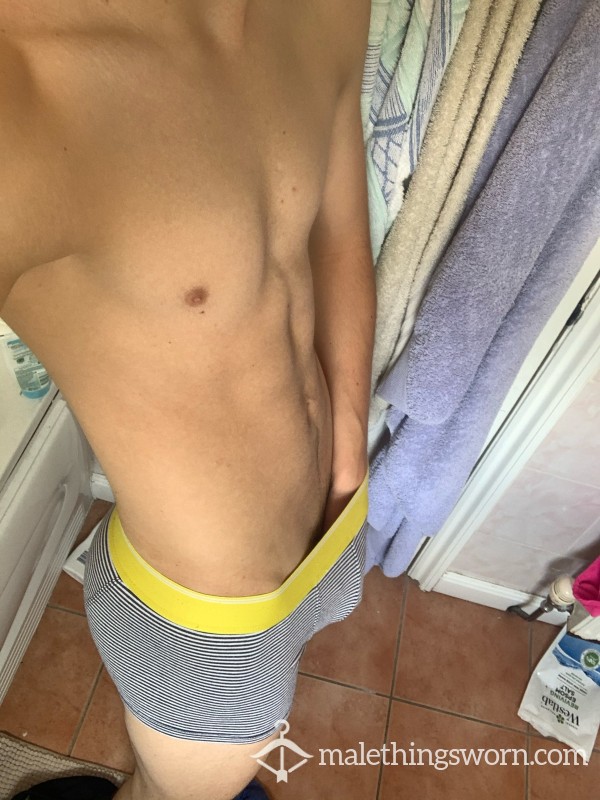 *sold* Yellow Waist Band Boxer Briefs