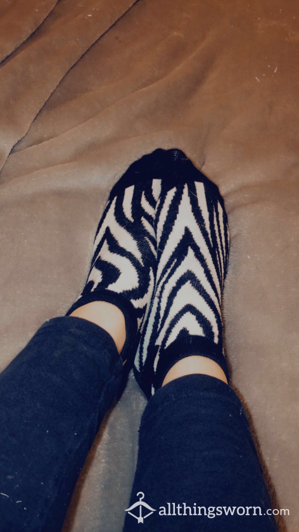 Zebra Print Socks